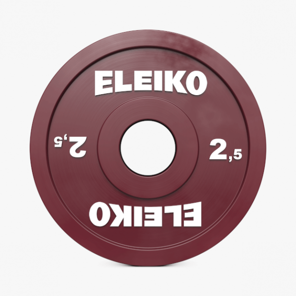 Disco de complemento 2,5kl Eleiko Certificado IWF Competencia