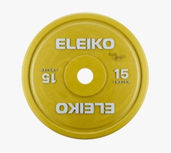 Disco 15KG Eleiko IPF Powerlifting Competition PAR