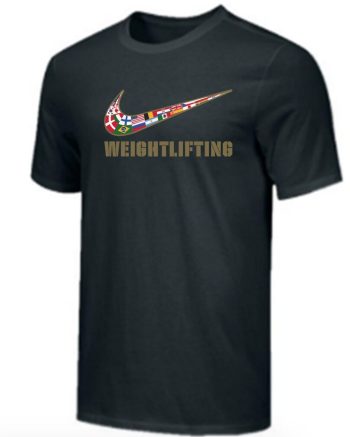 Nike Men's Weightlifting Multi Flag Tee - Black