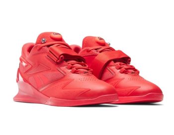 Reebok Legacy Lifter 3 Training Shoes - CHERRY RED / NEON CHERRY