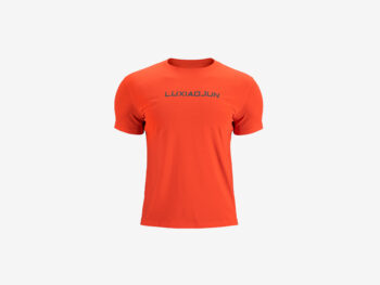 Polera LUXIAOJUN Men's Orange red